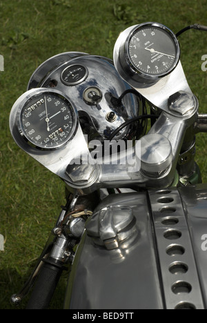 Instruments Motorcycle Tank Motorcycle petrol Tank and Instruments Stock Photo - Alamy