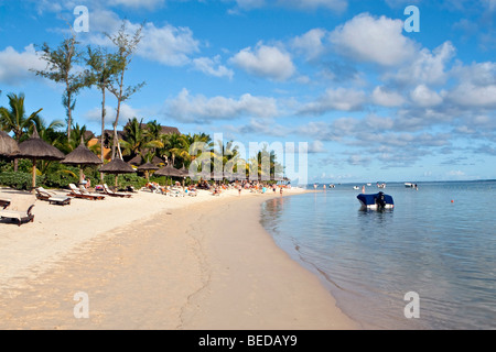 Beach near Bel Ombre, Mauritius Stock Photo