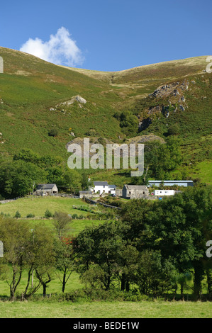 Nantycynnog Farm in rural Happy Valley - Cwm Maethlon - Snowdonia National Park, Gwynedd North Wales Stock Photo