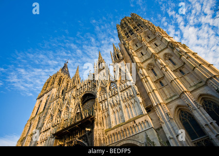 NOTRE-DAME DE ROUEN CATHEDRAL Stock Photo