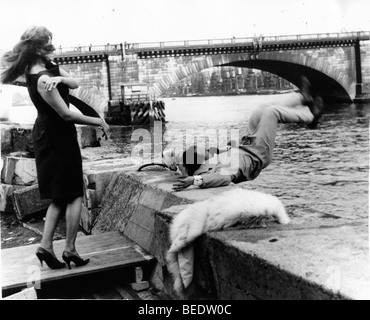 Actress Sophia Loren in an action scene from 'The Millionairess' Stock Photo