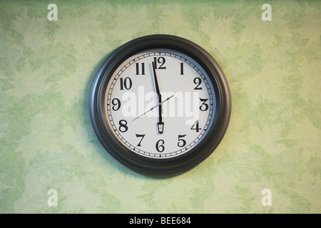 Closeup of clock Stock Photo