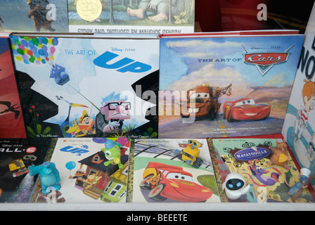 Comic books in a shop window display Stock Photo - Alamy
