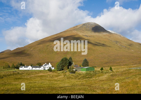 Cluanie Inn located at the end of Loch Cluanie in Glen Shiel West Highlands Scotland Stock Photo