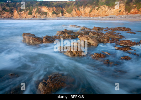 Chrurch Bay On The Isle Of Anglesey, North Wales Stock Photo