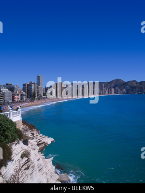 Levante beach Benidorm Spain Stock Photo