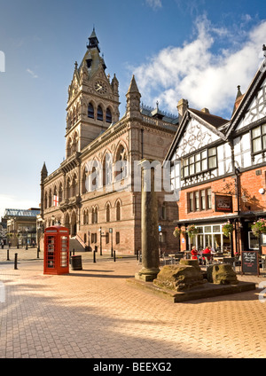 Town Hall on Northgate Street, Chester, Cheshire, England, UK Stock Photo