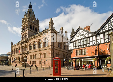 Town Hall on Northgate Street, Chester, Cheshire, England, UK Stock Photo