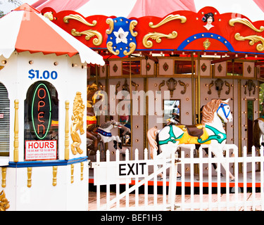 Carousel in St. Augustine Florida Stock Photo