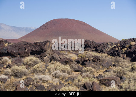 Red Hill near Fossil Falls Stock Photo