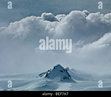 Fjallsjokull Glacier, Vatnajokull Ice Cap, Iceland Stock Photo