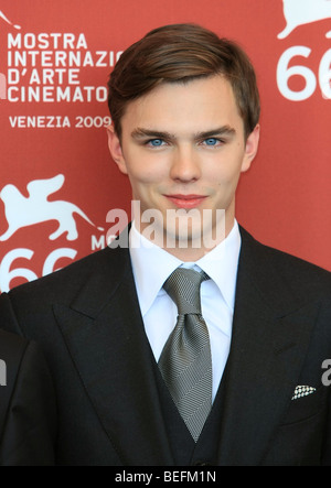 NICHOLAS HOULT A SINGLE MAN. PHOTOCALL. 66TH VENICE FILM FESTIVAL VENICE  ITALY 11 September 2009 Stock Photo