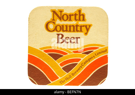 north country beer the hull brewery company limited beer mat Stock Photo