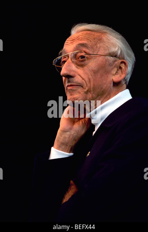 Jacques Cousteau. Portrait of the French oceanographer Jacques-Yves ...