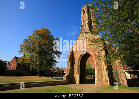 Greyfriars tower in King's Lynn, Norfolk. Stock Photo