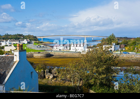 View of the Skye Road Bridge from Kyleakin on the island of Skye in Scotland Stock Photo