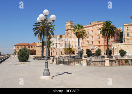 Bastione di San Remy, Cagliari, Sardinia Stock Photo