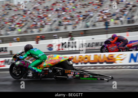 NHRA Full Throttle Drag Racing Series, NHRA Carolinas Nationals 2009 at the zMax Dragway in Concord North Carolina Stock Photo