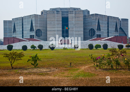 Jatiyo Sangshad Bhaban National Assembly Building in Dhaka Bangladesh Stock Photo