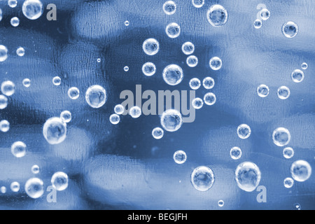 Air Bubbles (blue tone) Stock Photo