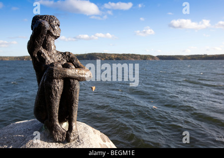 La Pucelle, Den lilla havsfröken, Lidingö (Sweden) Stock Photo