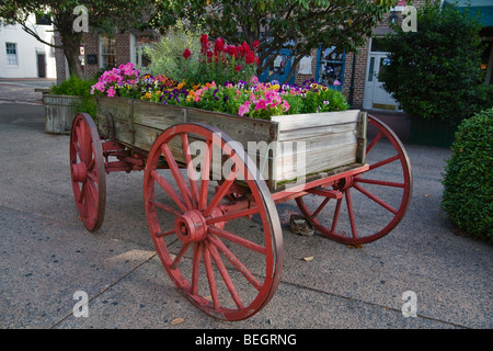 Savannah, Georgia, southern charm historic district Stock Photo