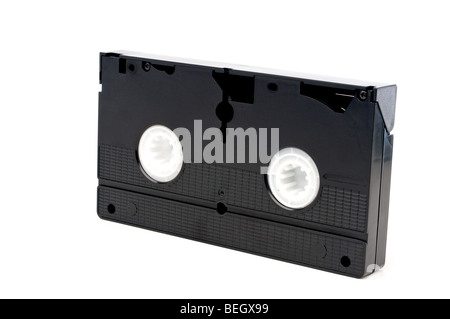 Horizontal image of an old VHS video tape Stock Photo