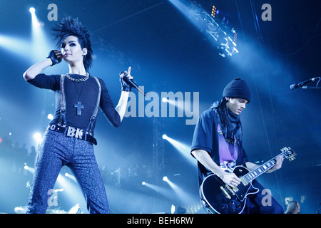9 Oct 2009 Athens Greece. MTV day with the German band Tokio Hotel. Stock Photo