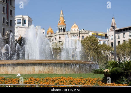 barcelona city centre catalonia spain europe Stock Photo