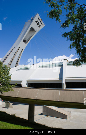 The olympic stadium in Montreal, Quebec, Canada. Stock Photo