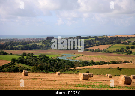 River Adur Valley Lancing village South Downs National Park Sussex County England UK Stock Photo