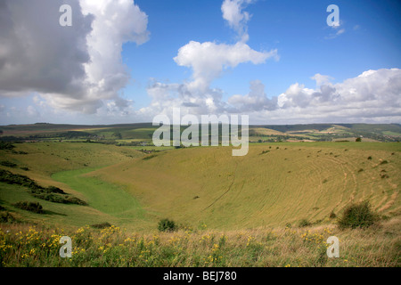 River Adur Valley Lancing village South Downs National Park Sussex County England UK Stock Photo