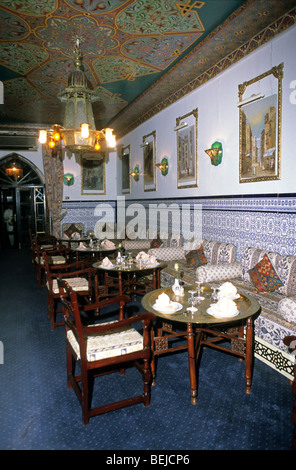 Interior of a typical restaurant, Jeddah, Saudi Arabia, Middle East ...