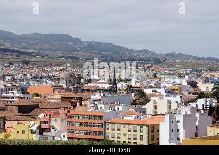 Aerial view over La Laguna, Canary Island Tenerife, Spain Stock Photo