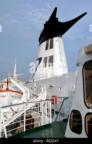 Chimney on a ferry Stock Photo - Alamy