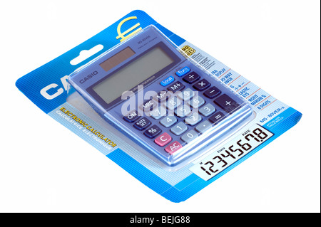 Casio packaged calculator Stock Photo