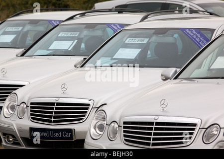 benz mercedes alamy sales california lot usa forecourt dealers cars