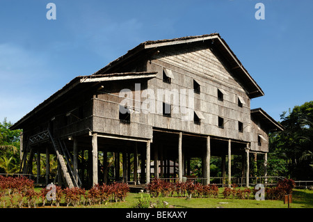 Melanau Longhouse Sarawak Cultural Village Stock Photo - Alamy