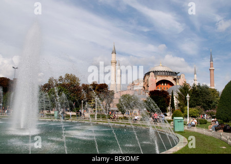 Aya sofya Haghia sophia mosque Istanbul Turkey Stock Photo