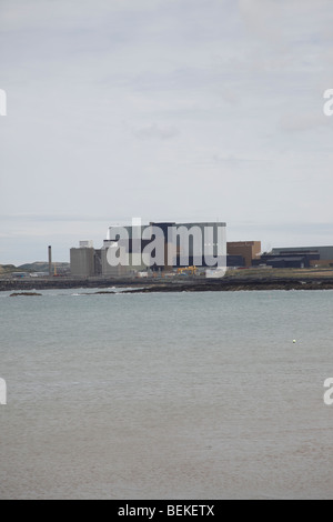 Wylfa nuclear power station on Anglesey Stock Photo