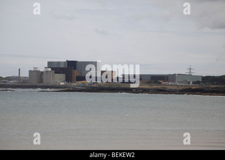 Wylfa nuclear power station on Anglesey Stock Photo