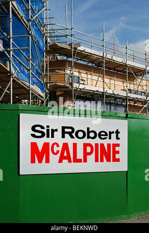 sir robert mcalpine construction site Stock Photo