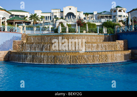 Pool at the Hyatt in Sharm el Sheikh Egypt Stock Photo