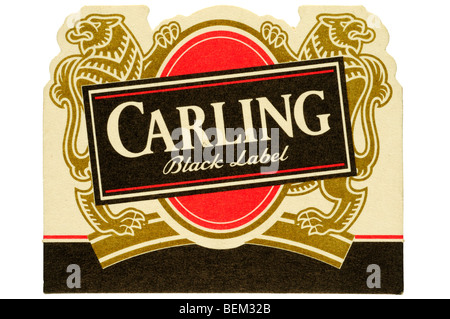 carling black label Stock Photo
