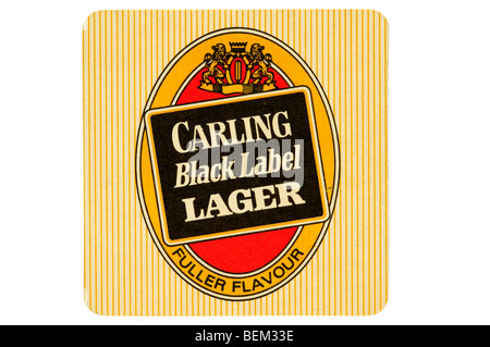 carling black label lager fuller flavour Stock Photo