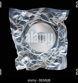 Shrink wrapped DVD Stock Photo