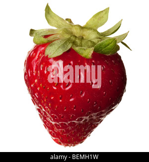 fresh strawberry isolated on white background Stock Photo