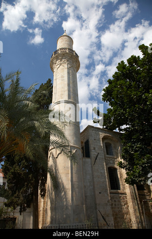 The 16th century Grand Mosque or Djami Kebir in Larnaca Republic of Cyprus Stock Photo