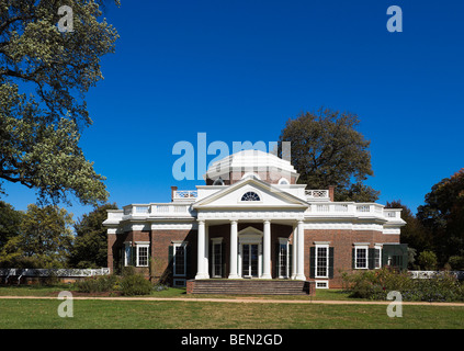 The home of Thomas Jefferson, Monticello, Charlottesville, Virginia, USA Stock Photo