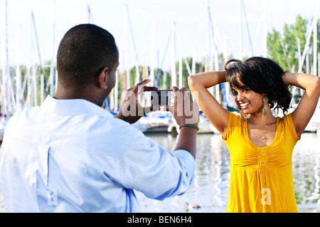 indian Beautiful Couple romance Stock Photo - Alamy